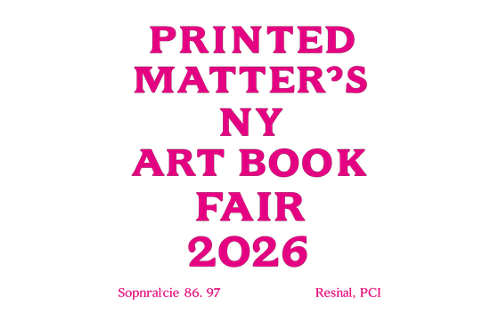 NY Art Book Fair 2026